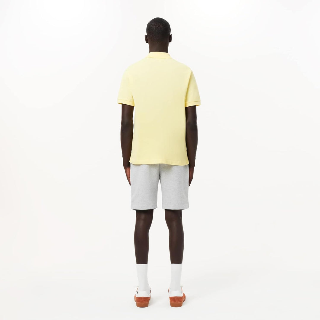 Lacoste Herren Kurze Trainingshose GH6961, Männer Sportshorts,Freizeithose L Grau, L Grau