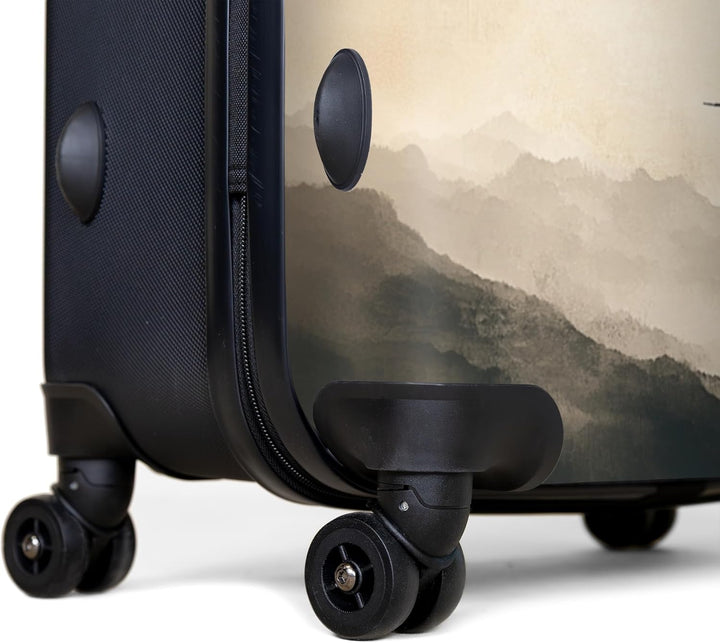 Koffer XL Gross 77x51.5x28 cm Reisekoffer mit Rollen Leicht Trolley grosser Hartschalenkoffer Rollko
