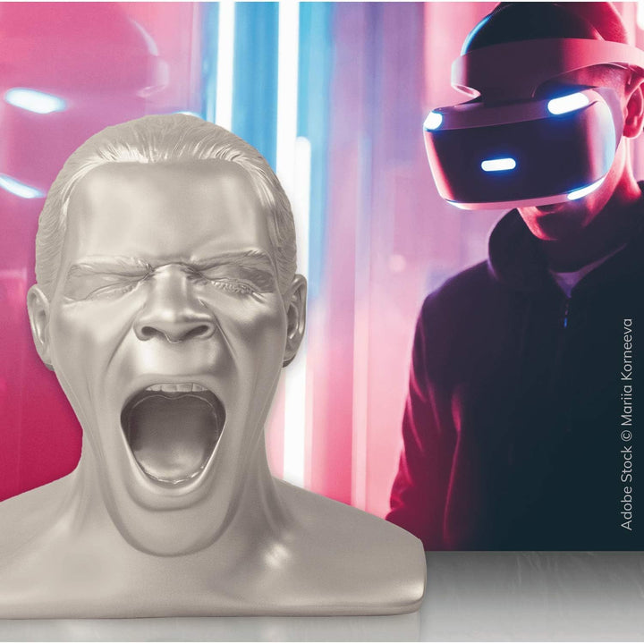 OEHLBACH Scream Unlimited Plus - exklusiver Kopfhörerständer in Form des legendären Oehlbach-Kopfes