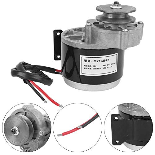 Elektromotor 12V 250W Getriebemotor Bürsten Motor Elektrisches Dreirad DC Zahnrad Bürstenmotor Elekt