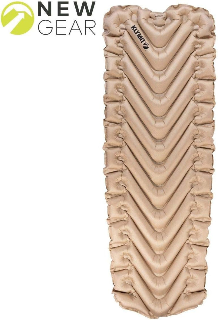 KLYMIT Static V Luxe SL, Isomatte, extra breit, Bester Komfort für Auto-Camping, Reisen und Rucksack