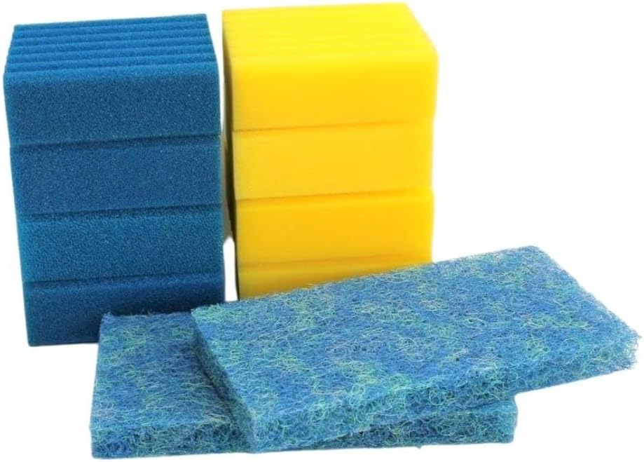 AquaOne Ersatzschwämme + Japanmatten Set CBF-350B CBF-550 Teichfilter Kammerfilter Ersatzschwamm Fei