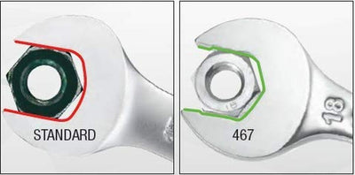 Knarren-Ring-Maulschluessel 22 mm