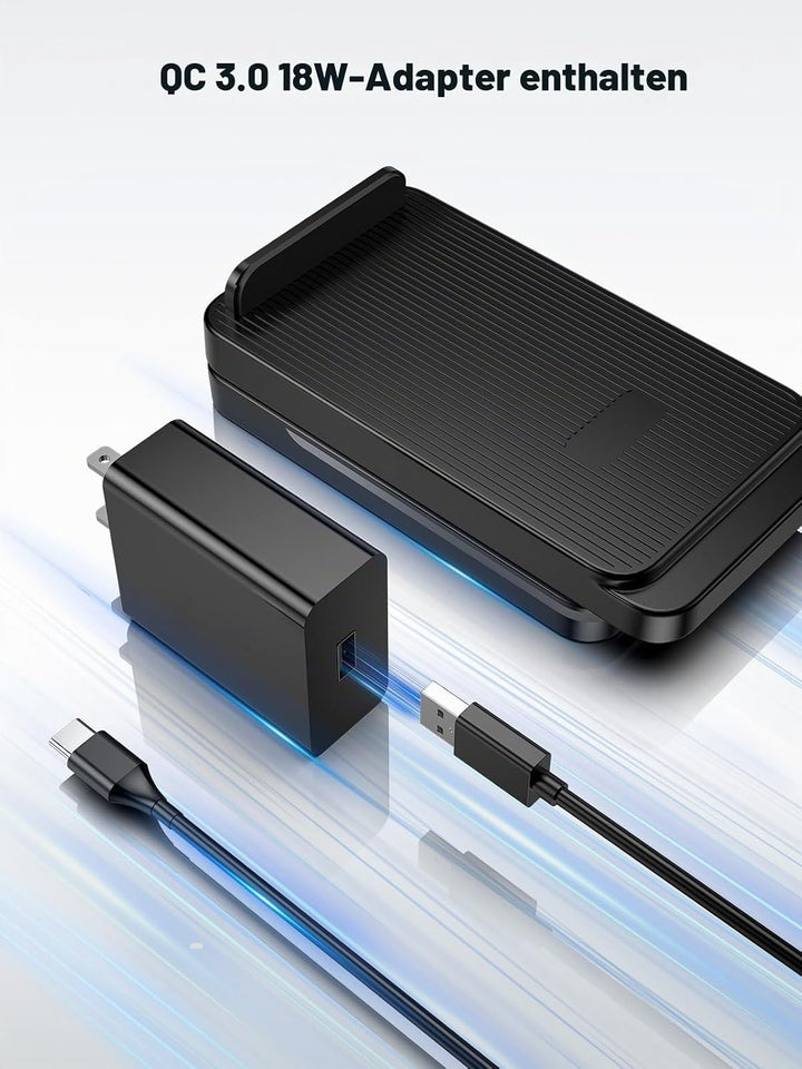 Induktive Ladestation für Samsung, NeotrixQI Faltbares Reisen Wireless Charger für Galaxy S25 Ultra/
