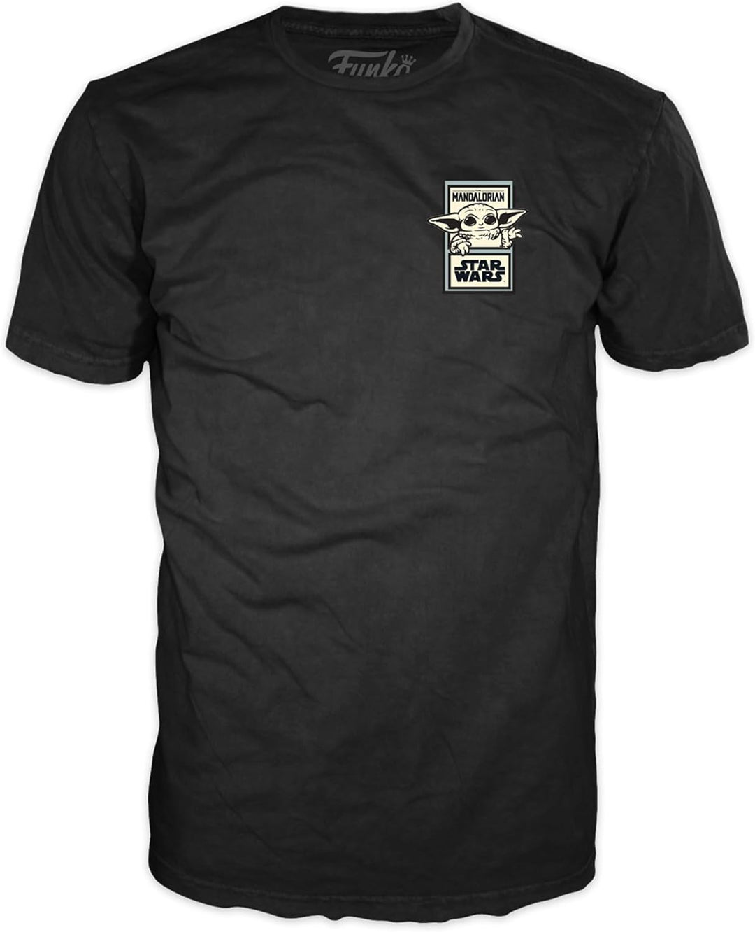 Funko Pop! & Tee: Mandalorian - Luke Skywalker mit Grogu (The Child, Baby Yoda) - Small - (S) - Star