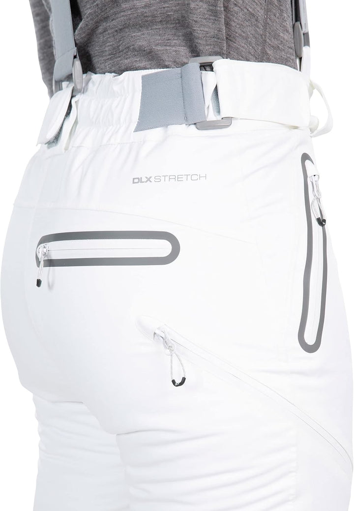 Trespass Damen Marisol wasserdichte Skihose L Weiss, L Weiss