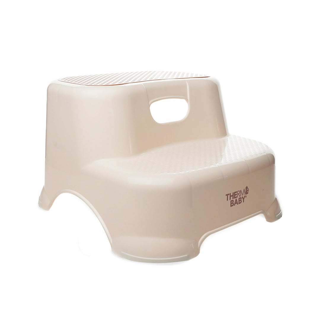 THERMOBABY - Doppeltritthocker, rutschfest, ab 18 Monaten, leicht und stabil, für Toilette, Waschbec