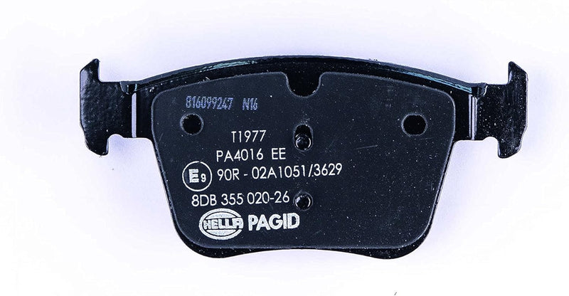 HELLA PAGID 8DB 355 020-261 Bremsbelagsatz - T1977 - Dicke/Stärke: 16.4mm - Bremssystem: Teves - nic