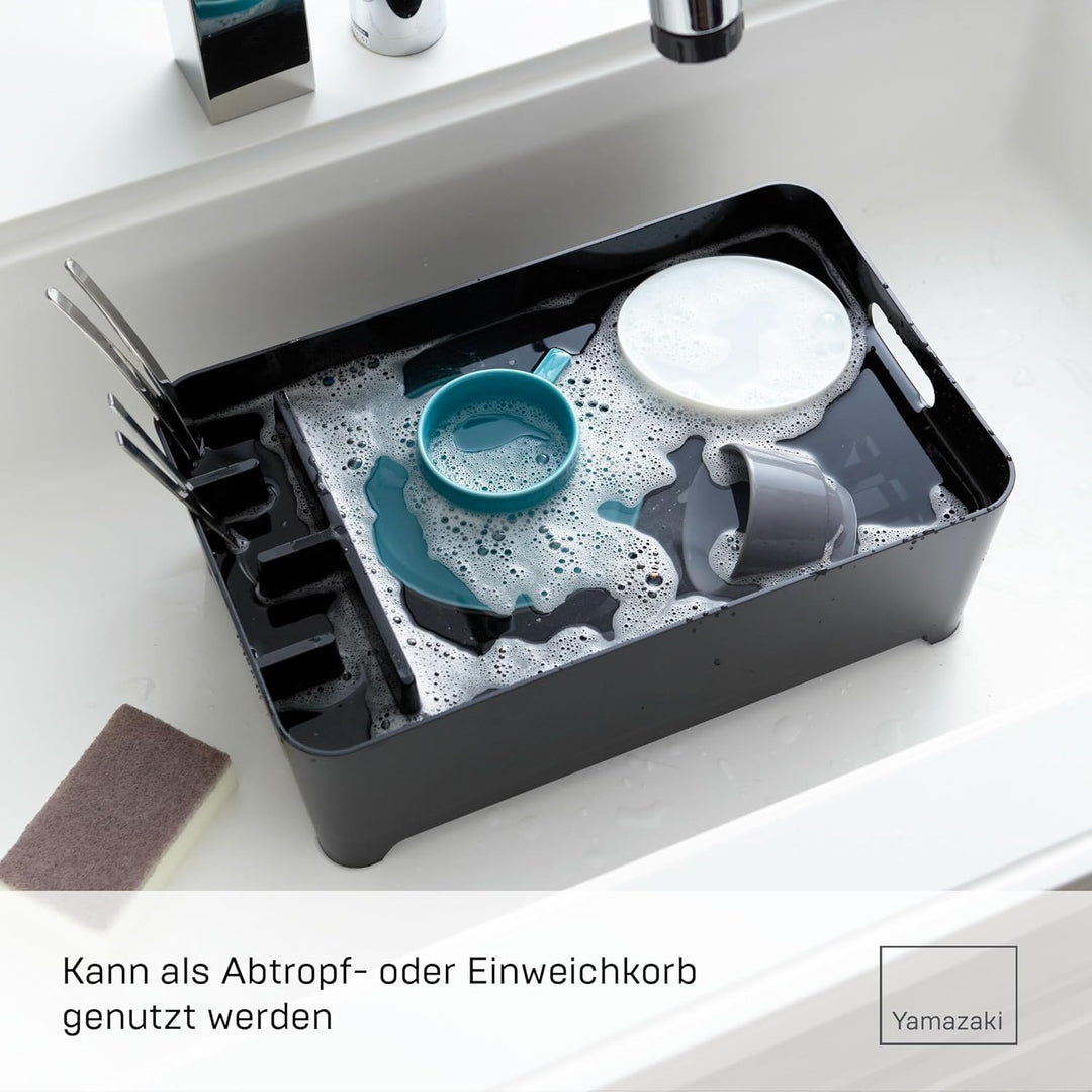 Dish Drainer - Tower - black Schwarz, Schwarz
