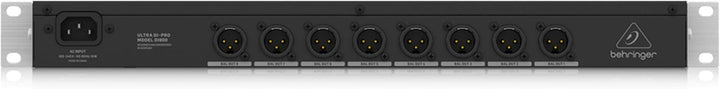 Behringer DI800 8-Kanal-DI-Box, professionell, Netz-/Phantomspeisung ULTRA-DI PRO DI800 V2 Single, U