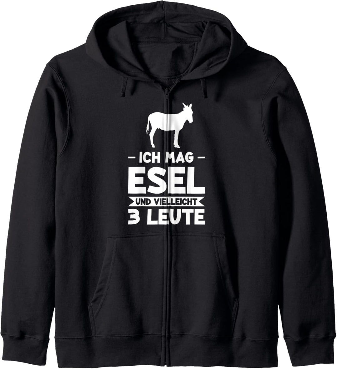Esel Tiere Maultier Kapuzenjacke