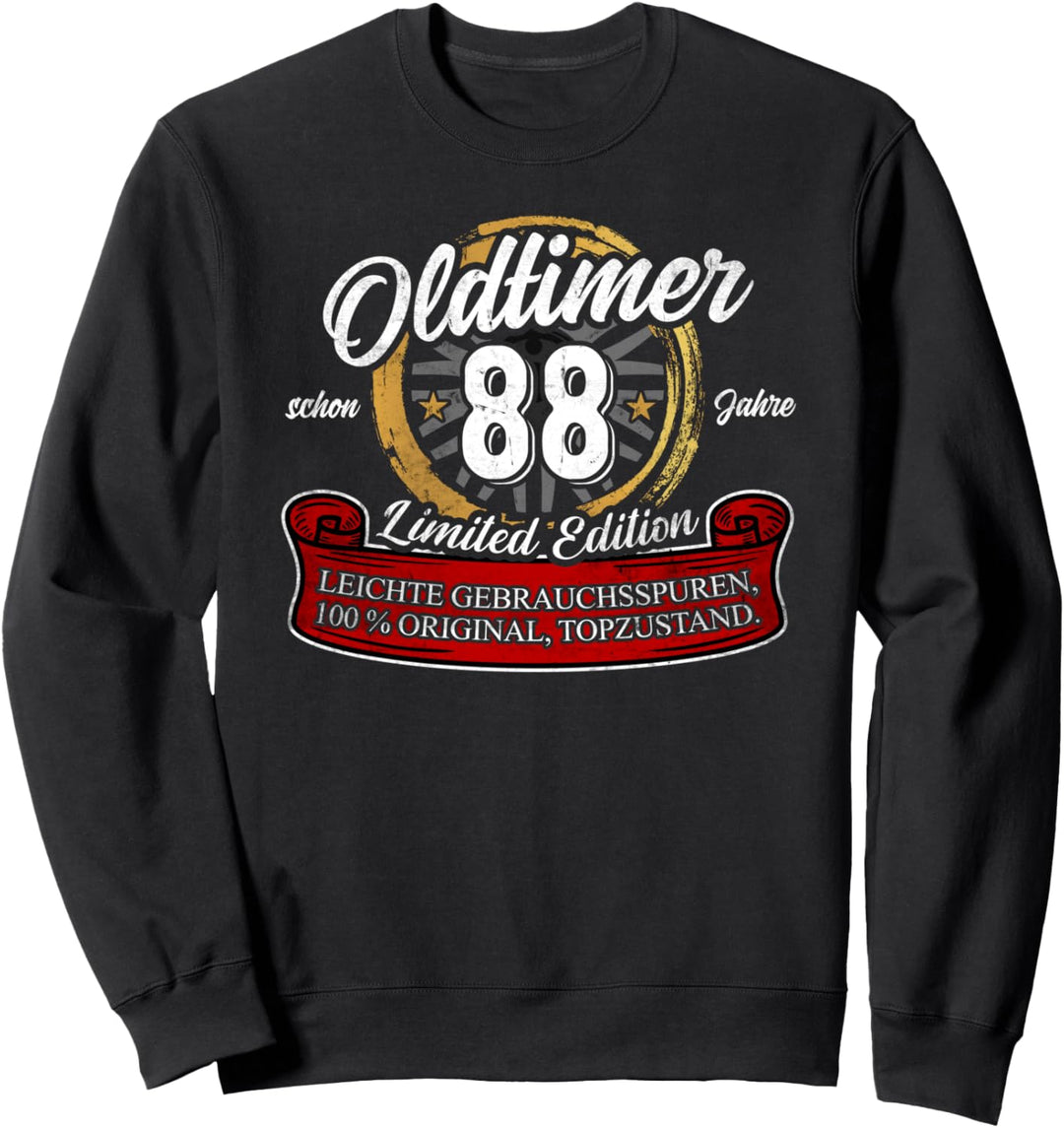 88. Geburtstag Oldtimer Model 88 Jahre Geburtstag Geschenk Sweatshirt
