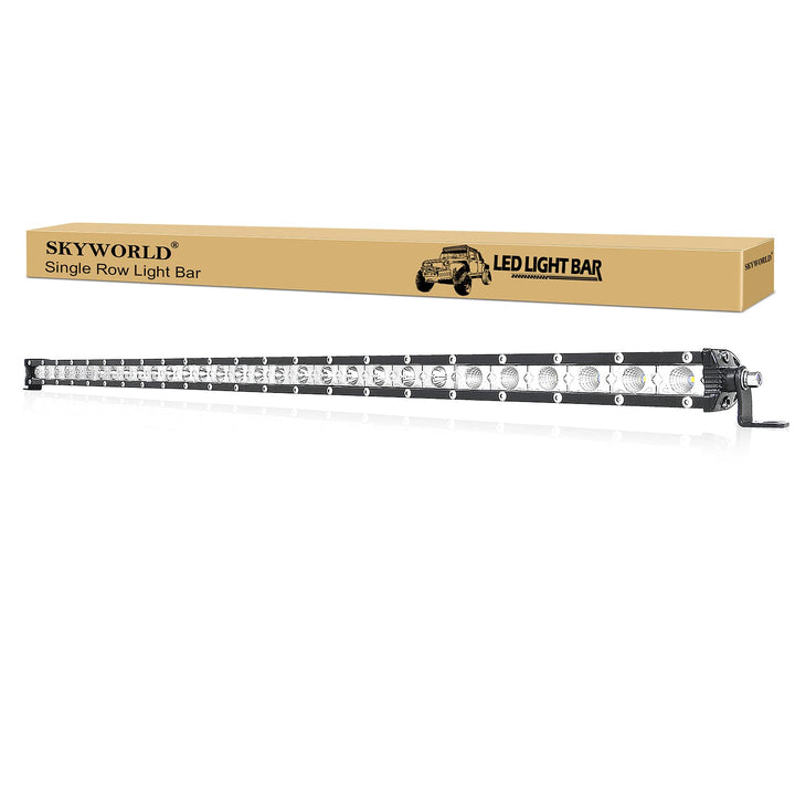 SKYWORLD LED Arbeitsscheinwerfer, 30 Zoll 80 cm 150W Spot Flood Combo Einreihig LED Balken LED Offro