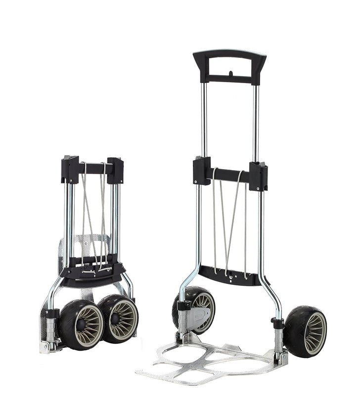 RuXXac Cross 2234-41V3 faltbare Sackkarre, Tragfähigkeit 100 kg, extra breite Räder, platzsparend ei