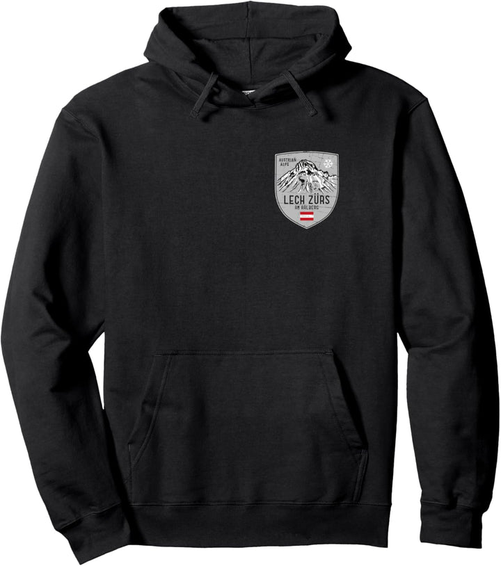 Lech Zürs Arlberg Ski Wappen Pullover Hoodie