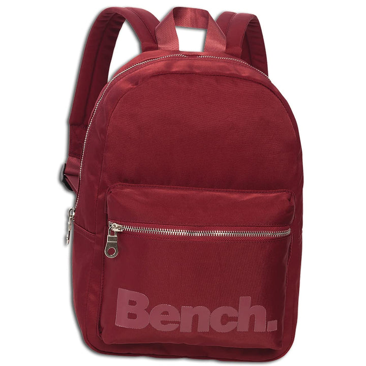 Bench kleiner Damen Rucksack Frauen Daypack Backpack 64158, Farbe:Brombeer Rot Berry, Berry