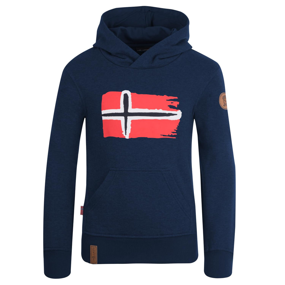 Trollkids Kids Trondheim Sweater Standard 92 Navy, Standard 92 Navy