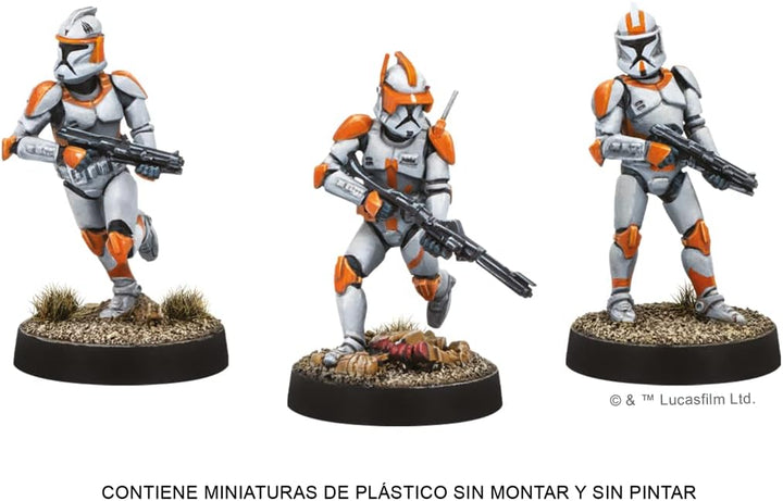 Star Wars Legion - Kommandant Clon Cody - Miniaturspiel auf Spanisch