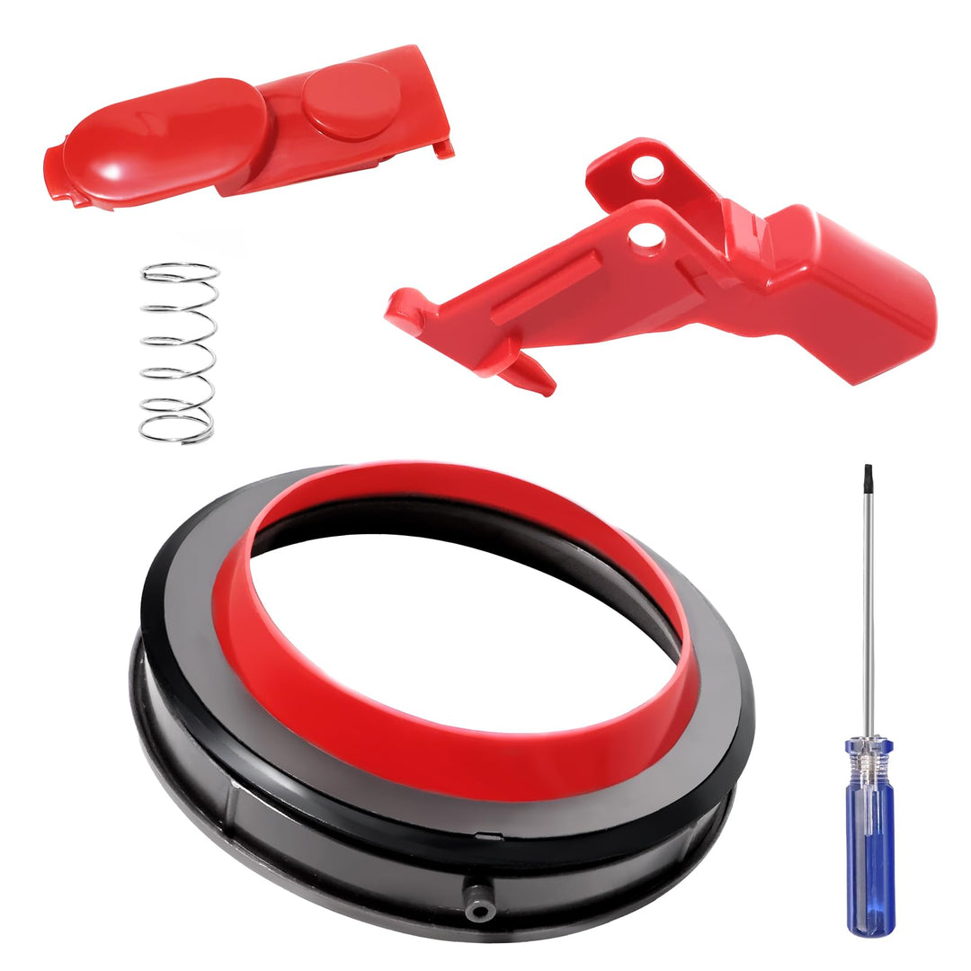 Ersatzteil für Dyson V11 Staubsauger zubehör, Staubbehälter-oberer Fester Dichtungsring + Clip Latch