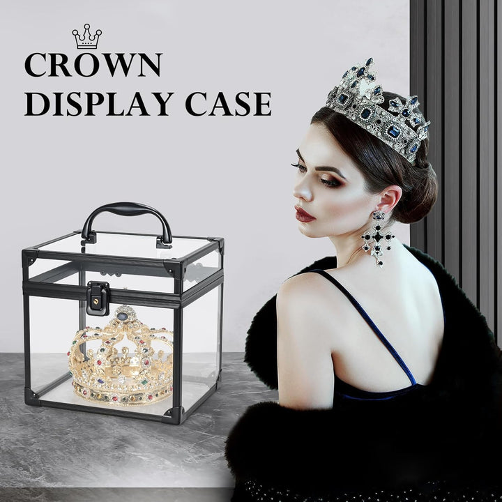 Kosmetikkoffer Transparenter Make Up Koffer Schminkkoffer Tragbare Beauty Case Schaukasten Vitrine A