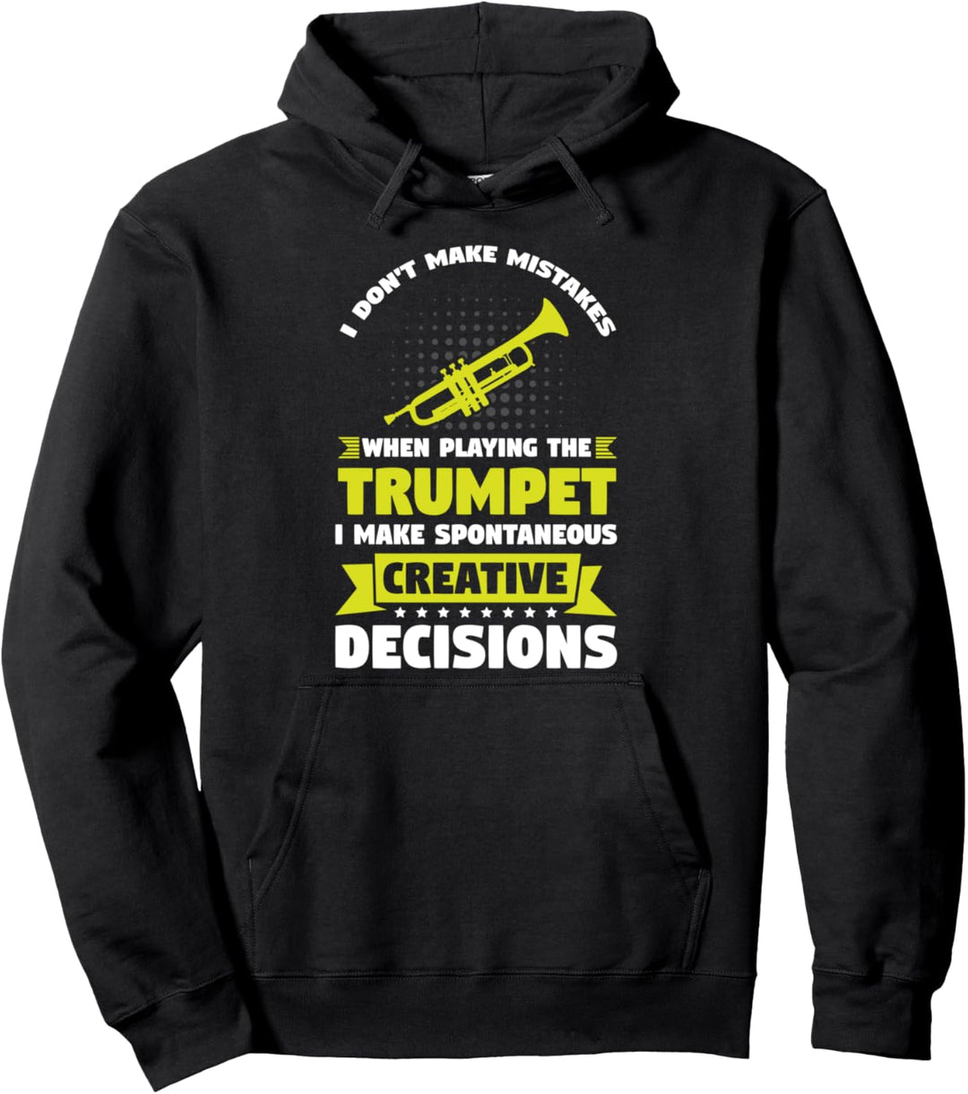 Ich spiele die Trompete Trompete Pullover Hoodie