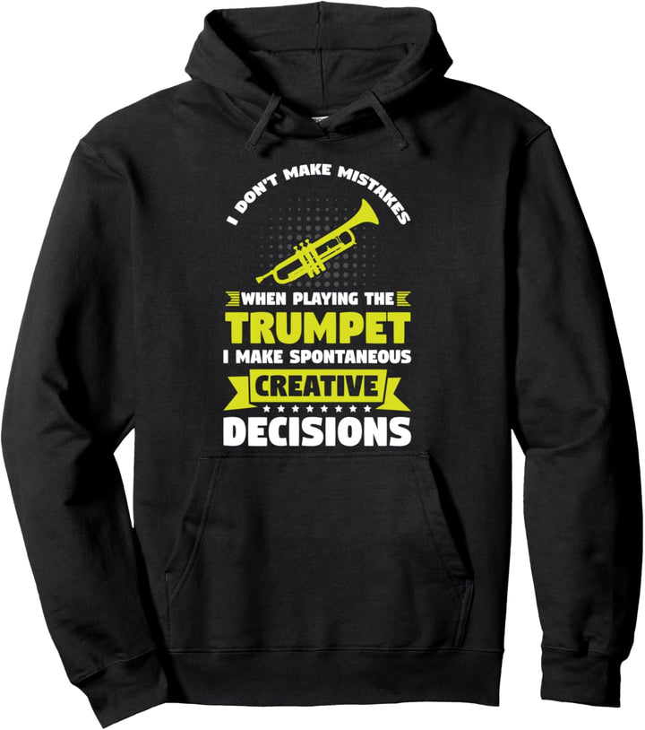Ich spiele die Trompete Trompete Pullover Hoodie