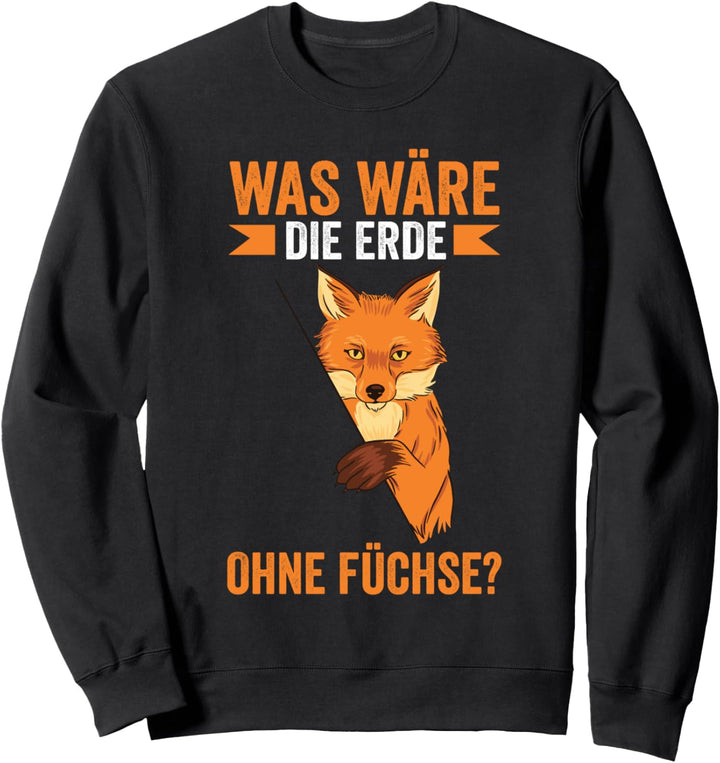 Tierschutz Tierschützer Umweltschutz Wald Fuchs Sweatshirt
