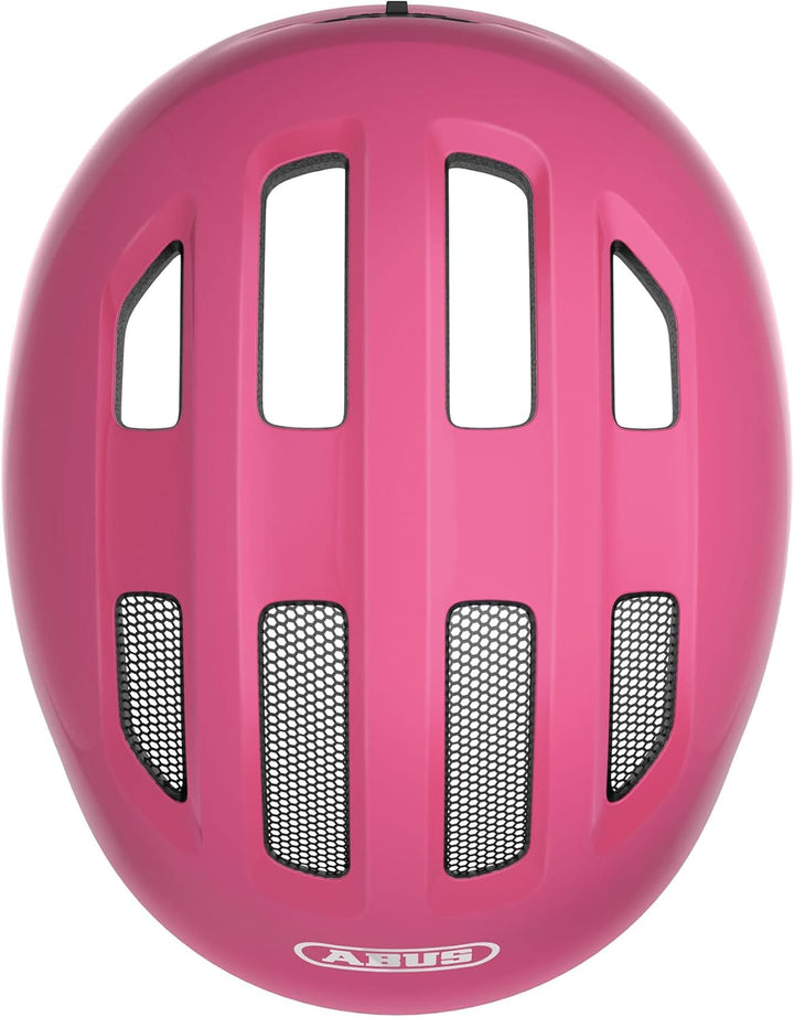 ABUS Kinderhelm Smiley 3.0 - Fahrradhelm mit tiefer Passform, kindergerechten Designs &amp; Platz für ei
