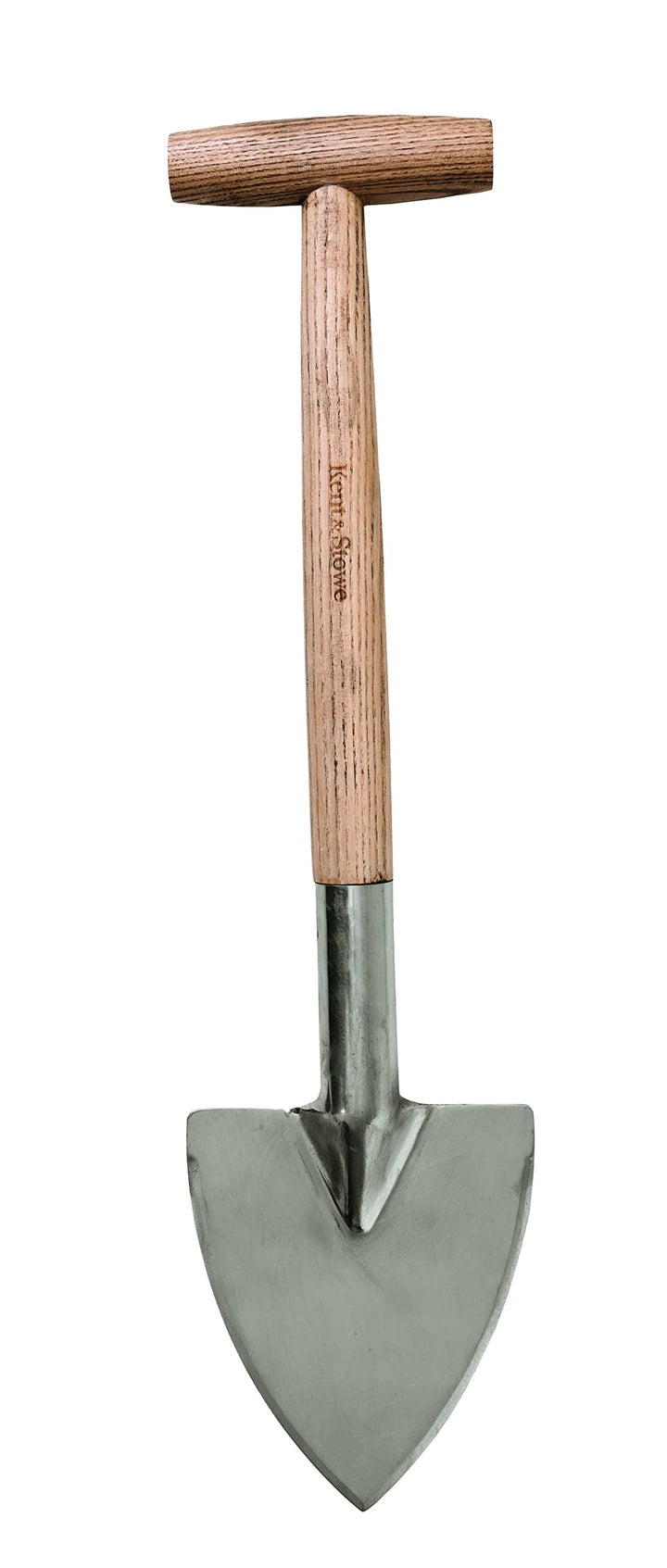 Kent & Stowe Staudenspaten – Profi-Spaten aus Edelstahl, für die Verwendung im Beet, Gartenspaten mi