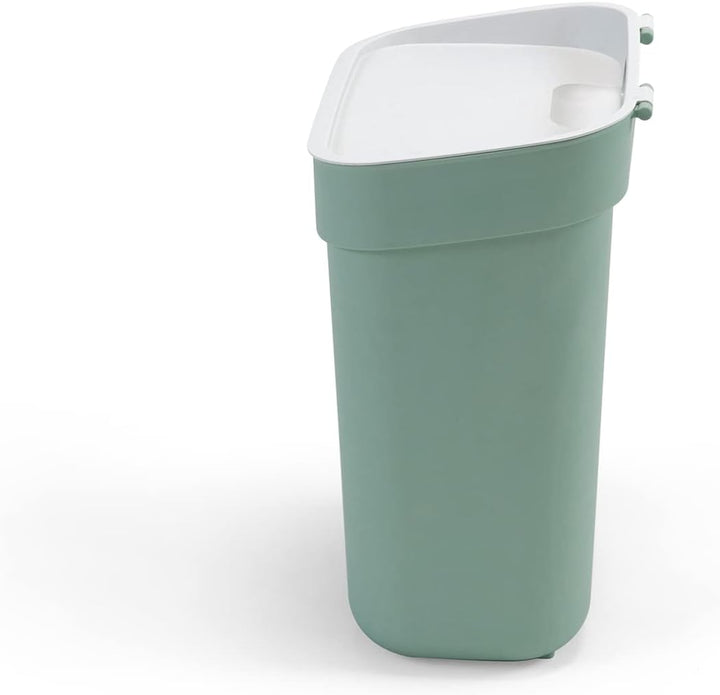 CURVER Ready to Collect 100% recycelter 10-Liter-Küchenzubehör-Recycling-Mülleimer mit Hebedeckel, G