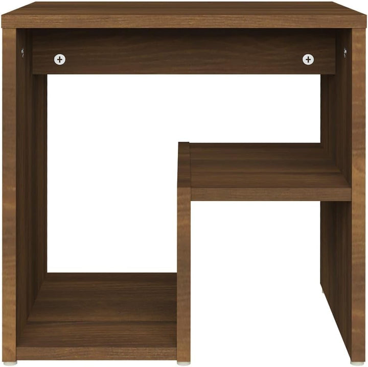 vidaXL Nachttisch mit Stauraum Nachtschrank Nachtkonsole Nachtkommode Schlafzimmer Schrank Kommode B