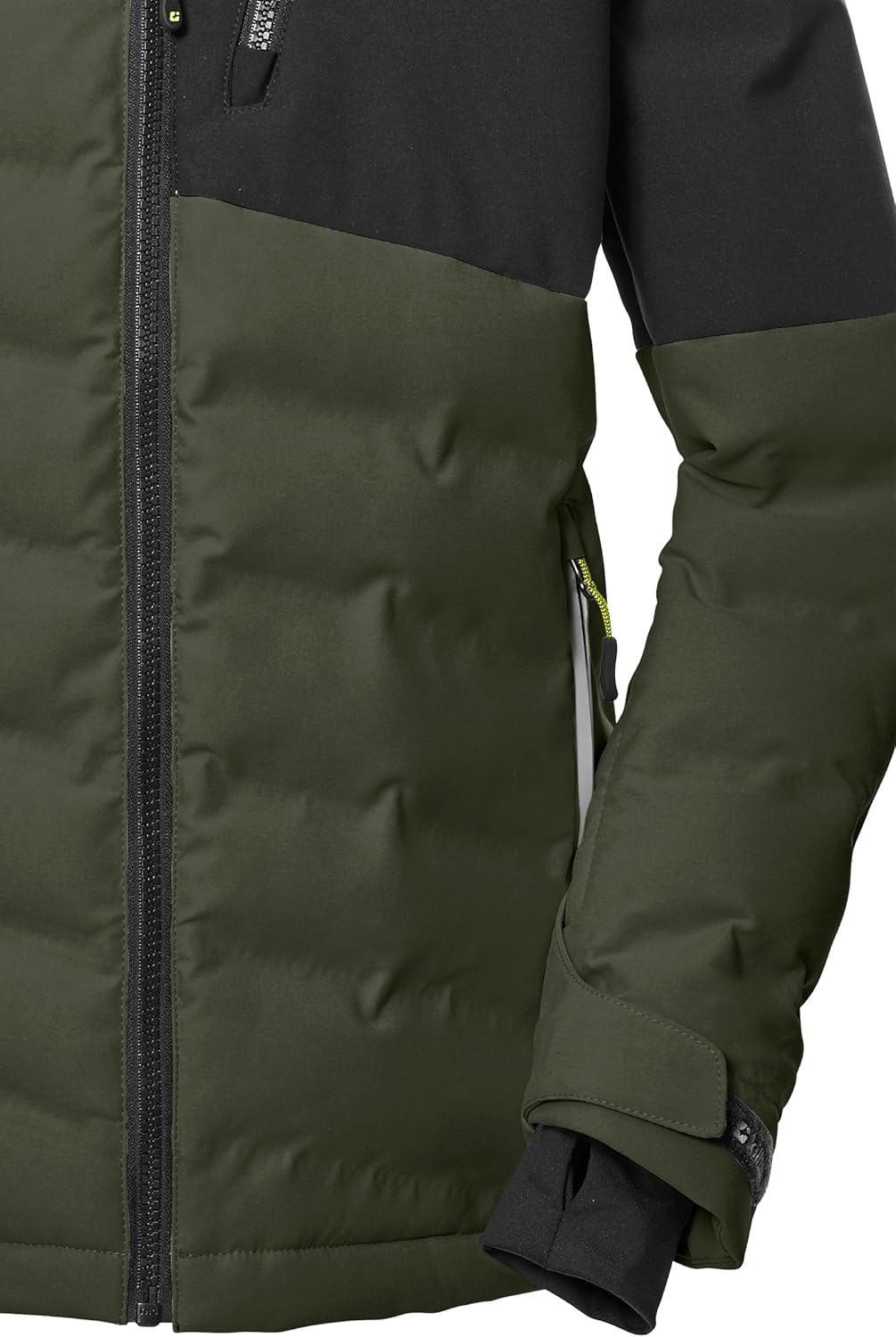 Killtec Jungen Ksw 172 Bys Ski Qltd Jckt Skijacke/Steppjacke mit Kapuze und Schneefang 152 dunkeloli