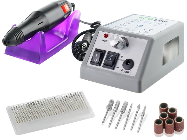 Fusspflegegerät Maniküre Pediküre-Gerät Fräser Schleifgerät Fusspflege-Set Nagelpflege-Set 25.000 Um