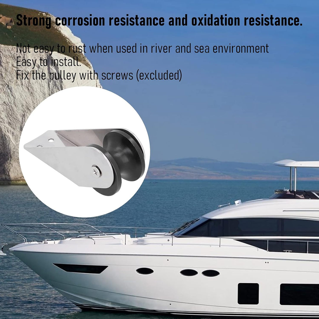 KIMISS Bug-Ankerrolle für Boote, Bug-Ankerrolle aus Edelstahl 316, Wasserdicht, Verschleissfest, für