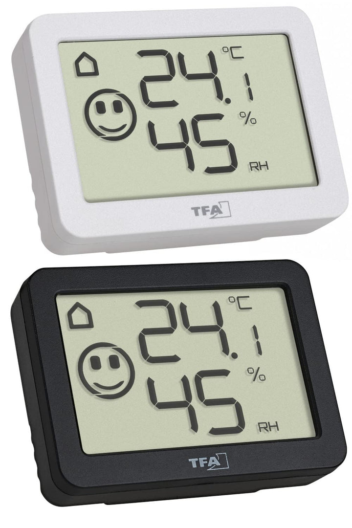 TFA-Dostmann Digitales Thermo-Hygrometer TFA 30.5055 zur Temperatur und Luftfeuchte Überwachung in i