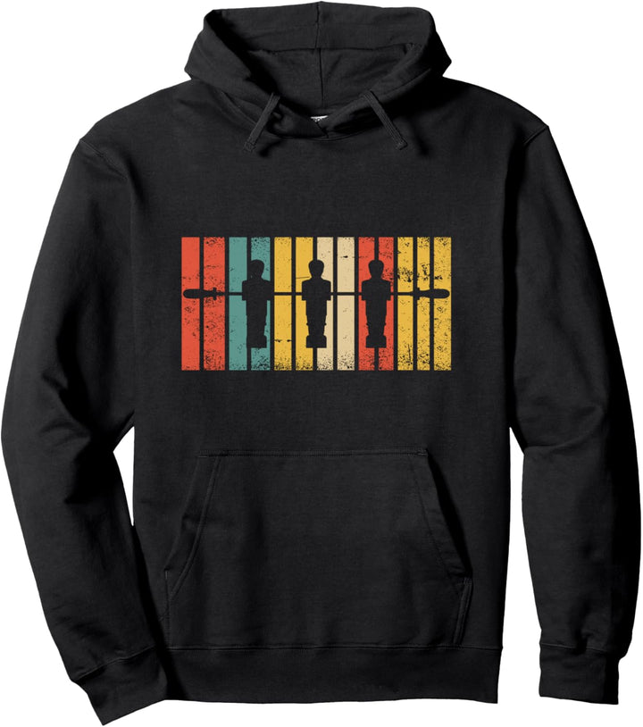 Retro Tischfussball Tischkicker Wuzzler - Vintage Kickern Pullover Hoodie