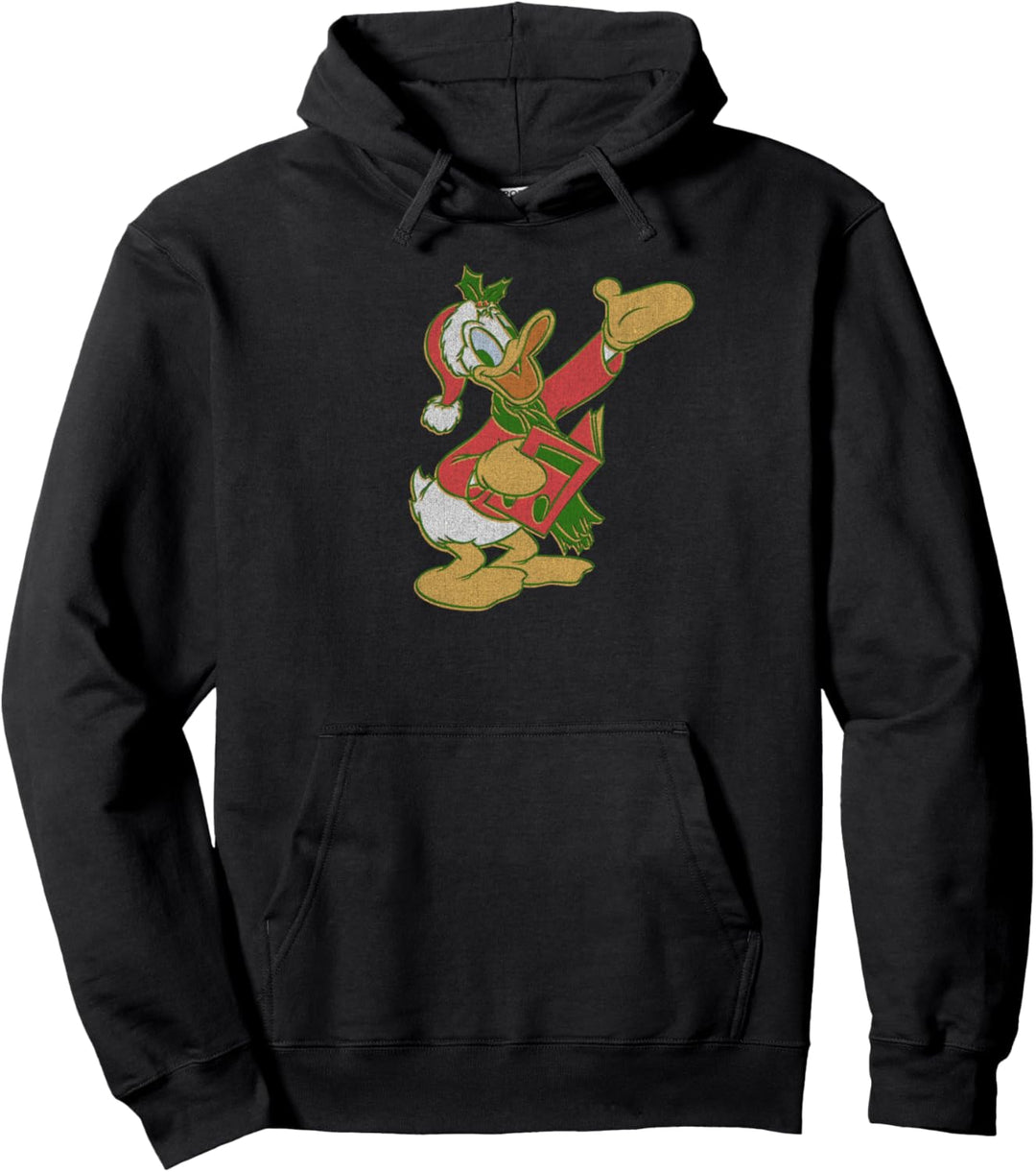 Disney Mickey And Friends Weihnachten Donald Duck Caroling Pullover Hoodie