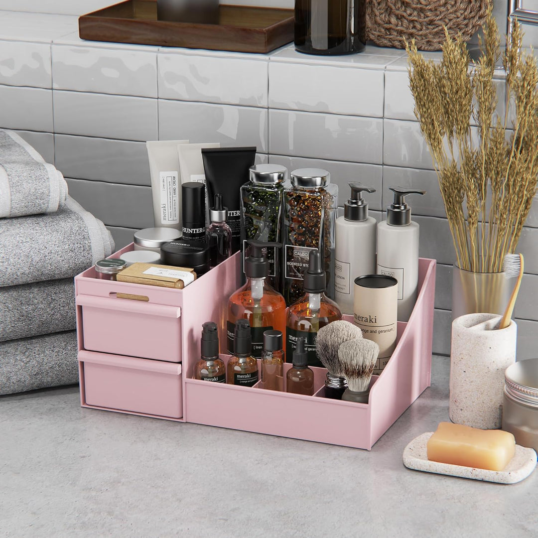 DancesCat Make Up Kosmetik Organizer mit Schubladen, Makeup Organizer Aufbewahrung Kosmetikbox für W