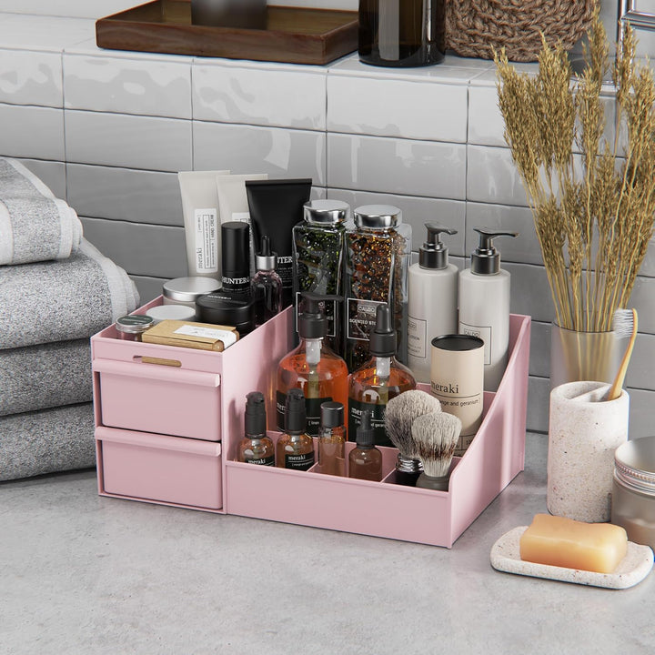 DancesCat Make Up Kosmetik Organizer mit Schubladen, Makeup Organizer Aufbewahrung Kosmetikbox für W