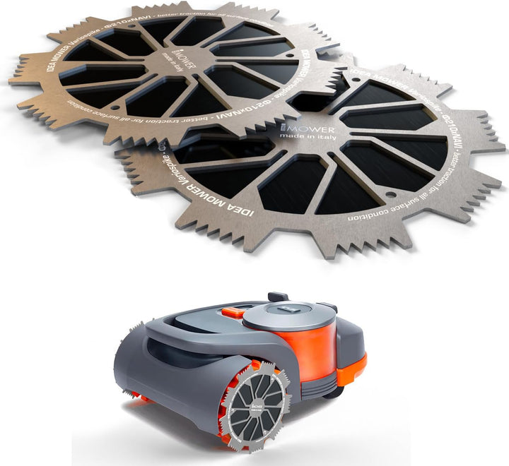 Idea Mower Variospike Mähroboter Spikes Kompatibel mit Navimow Segway H-Serie Aus Edelstahl und Alum