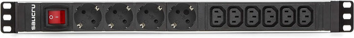 Salicru SPS PDU Stromverteilereinheit (SPS 4F+6F PDU SCH+C13/C14), SPS 4F+6F PDU SCH+C13/C14
