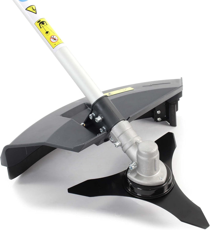Wiltec 3in1 Benzin Multitool 1,9 kW Gartengerät mit Rasentrimmer, Freischneider und Motorsense, Mult