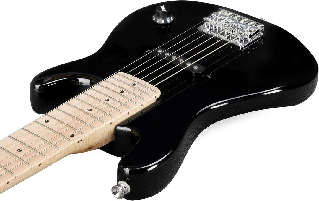 Winzz 30 Zoll Mini E-Gitarre Kinder Ahorn Griffbrett Elektrische Gitarre Anfänger Set für Kinder mit