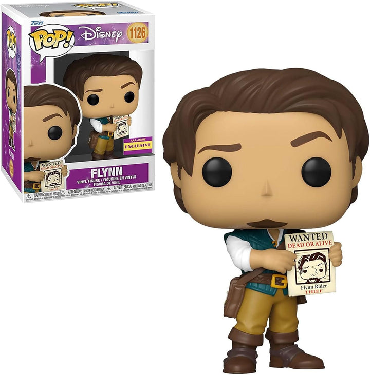 Funko Pop Rapunzel Flynn mit Steckbrief #1126 – Exclusive Special Edition Pop Figuren Pop Disney