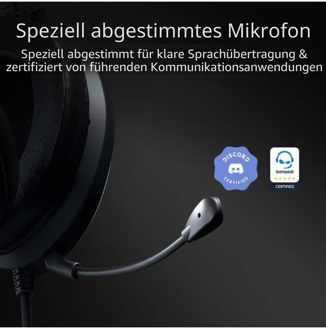 ASUS ROG Theta Electret Gaming Headset (3,5mm, Bügelmikrofon, kompatibel mit PCs, Smartphones, Noteb