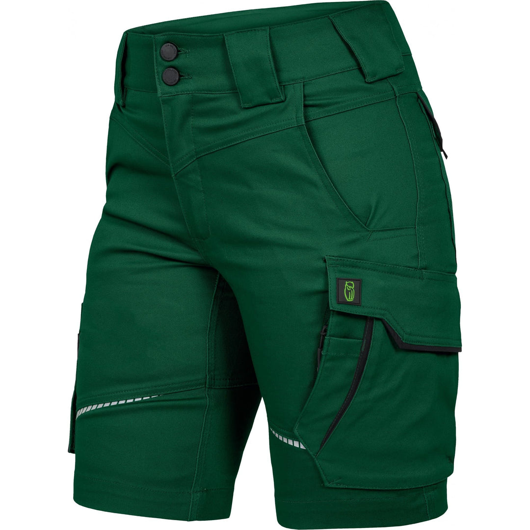 Leibwächter Kurzehose Damen Shorts Flex LINE grün-schwarz Nr. FLXDK21 Grösse 38