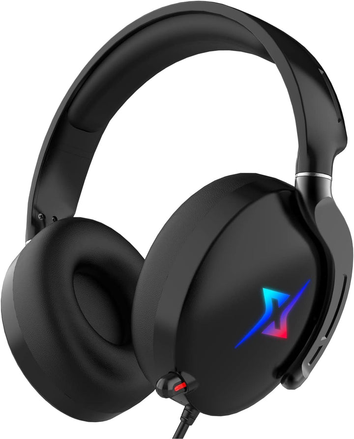 Y-YOPZI Gaming Headset für PS4 PS5 PC with 3D Surround Sound Headset mit Mikrofon Kopfhörer Noise Ca