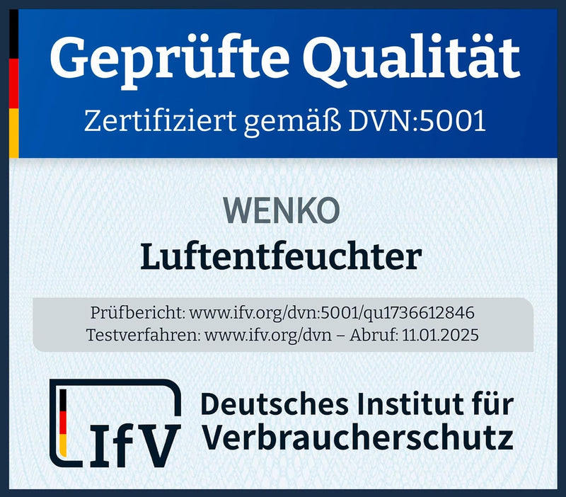 WENKO Nachfüllpack für Luftentfeuchter 3 x 1 kg, Nachfüllpackung für Raumentfeuchter Weiss Lavendel,