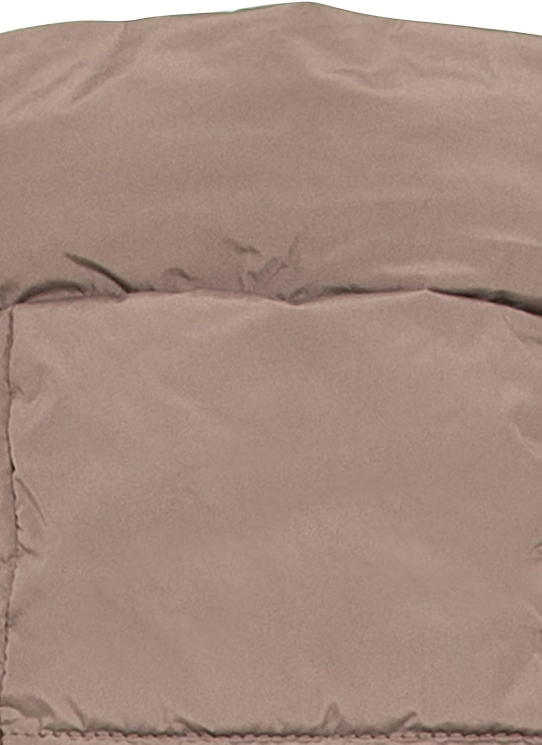 camel active Damen Lange Steppweste aus recyceltem Polyester, Braun
