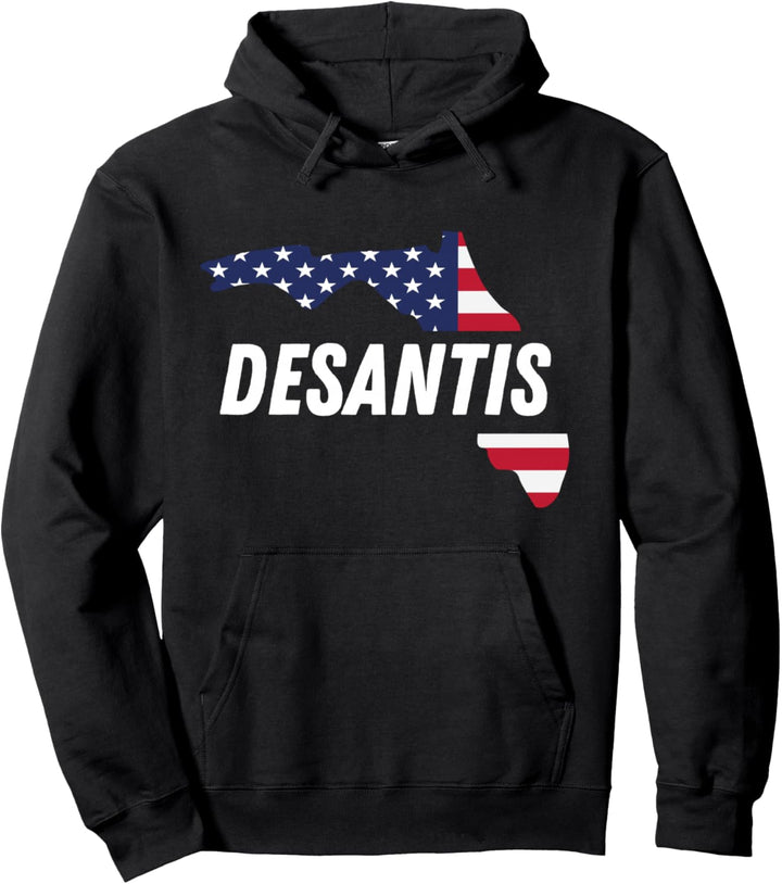 Ron DeSantis Make America Florida 2024 Florida Governor Pullover Hoodie